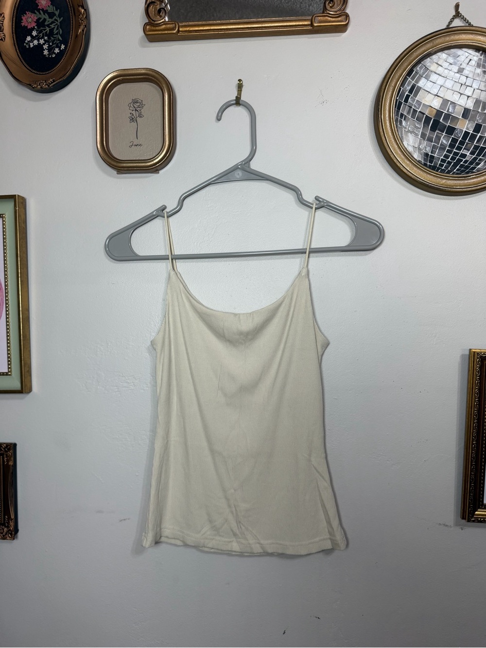 Everyday Cream Spaghetti-Strap Camisole